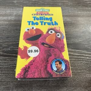 Sesame Street Kids Guide to Life Telling the Truth VHS‎ 1997 Guest Dennis Quad